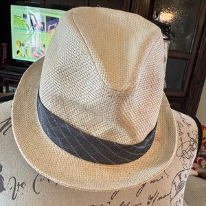 Sun 'N' Sand Cream Fedora with Black Band